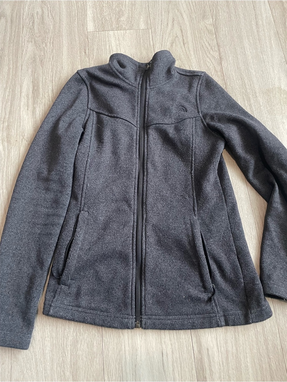 The North Face Women's Full-Zip Fleece Jacket - Charcoal Gray